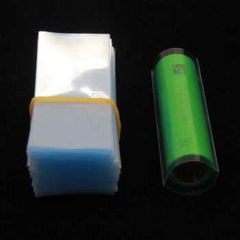 PVC Shrink Tube for 18650 Li-ion Battery Transparent