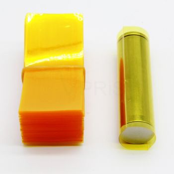 PVC Shrink Tube for 18650 Li-ion Battery Transparent Yellow