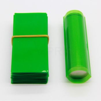 PVC Shrink Tube for 18650 Li-ion Battery Transparent Green