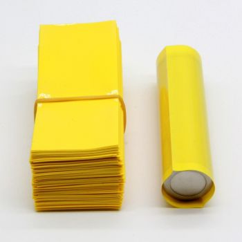 PVC Shrink Film for 18650 Li-ion Battery Yellow