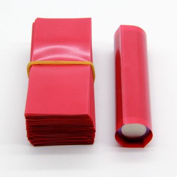 PVC Shrink Film for 18650 Li-ion Battery Red